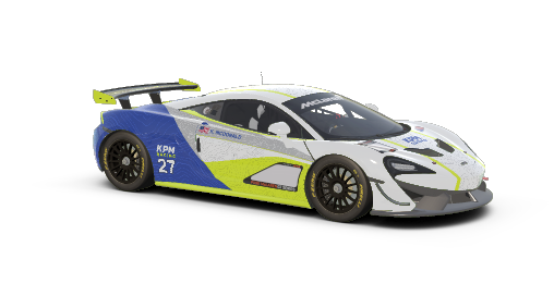 McLaren 570S GT4 racing livery