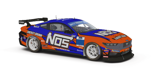 Ford Mustang GT4 racing livery