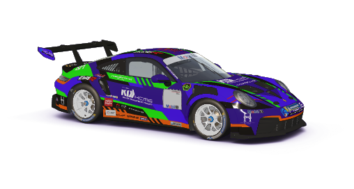 Porsche 911 Cup (992.2) racing livery